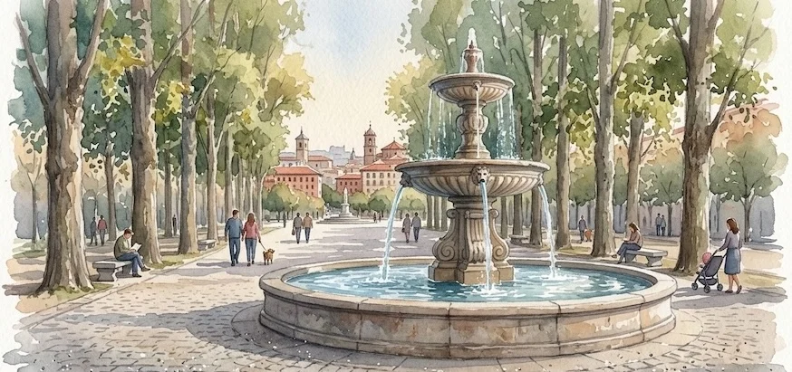 Fuente en alameda
