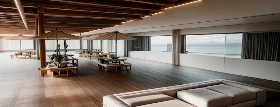 Render área techada en terraza